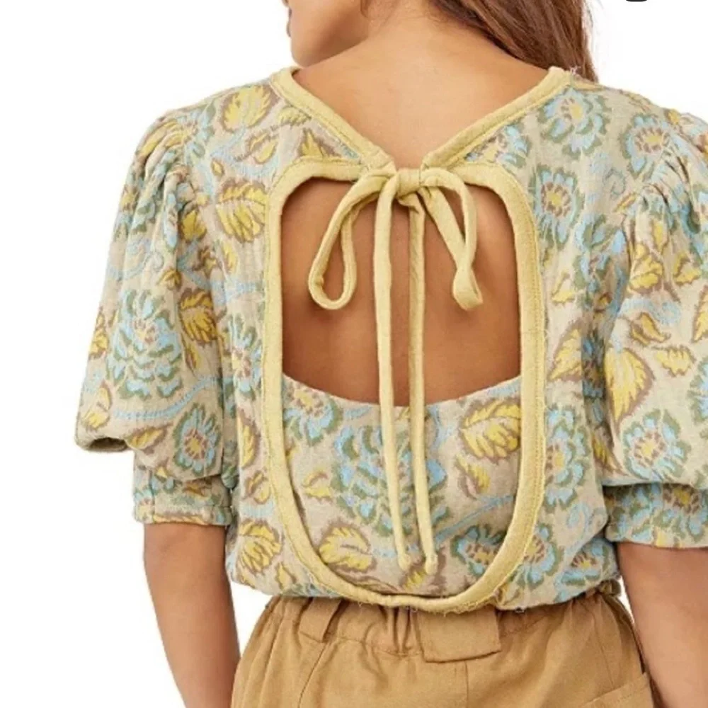 NWT Free People No Ordinary Drapey Reversable Top, Small